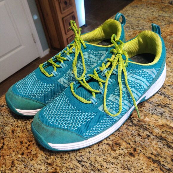 Orthofeet BioFit Coral Stretch Knit Sneakers Womens Shoe Size US 11 EE Turquoise - Picture 4 of 12